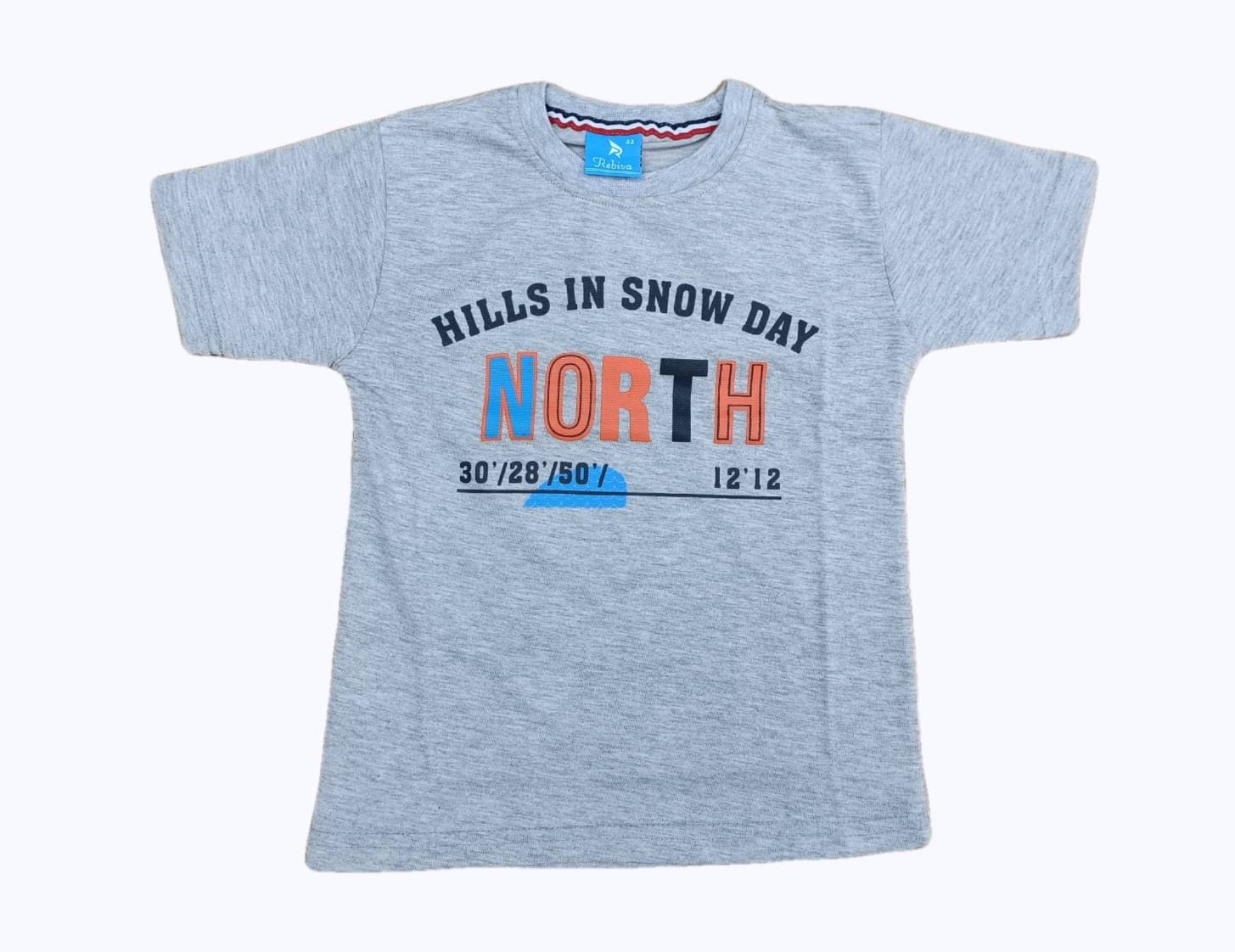     			GTwo Pack of 3 Boys Cotton Blend T-Shirt ( Grey )