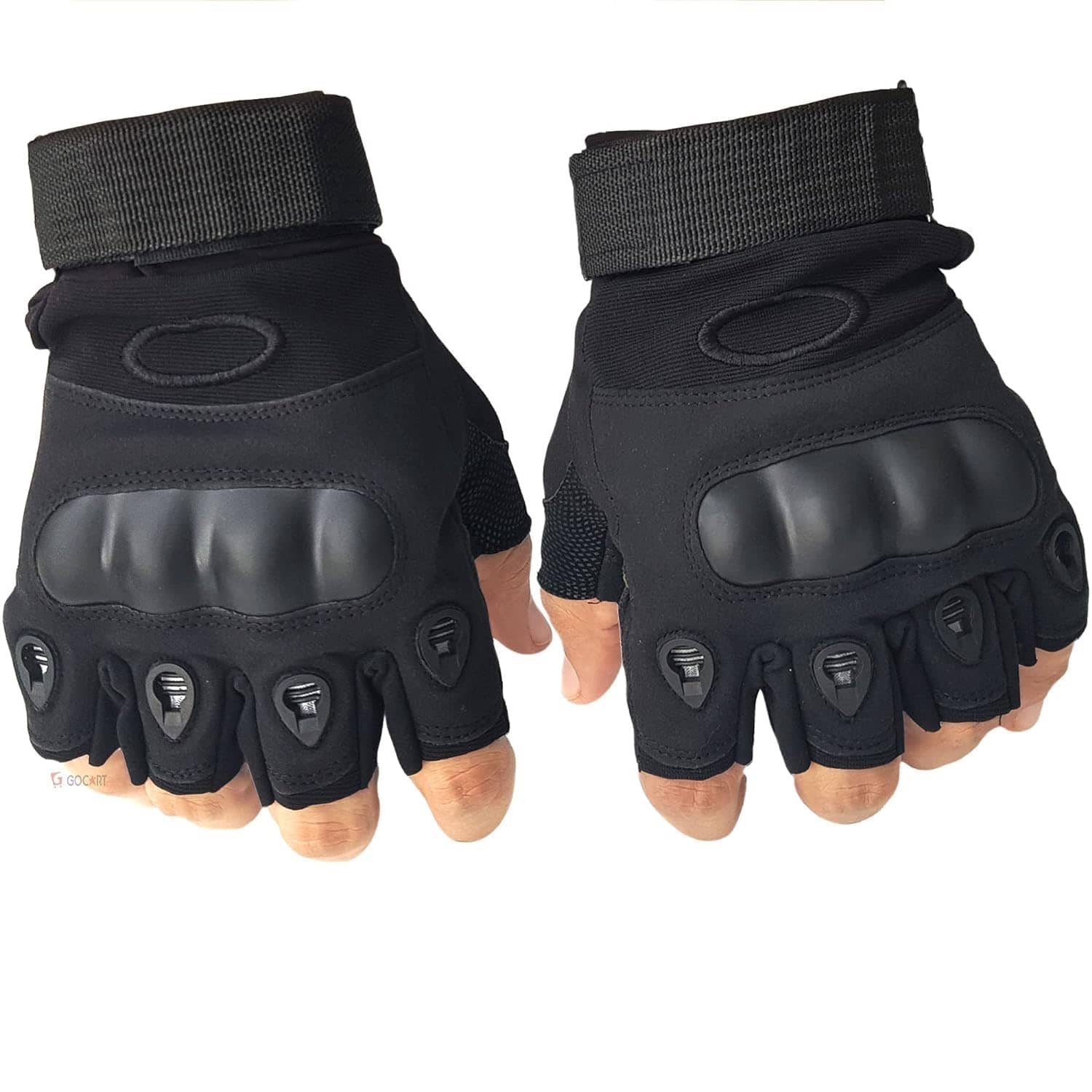 Gjshop Black Nylon Men's Fingerless Gloves ( Pack of 1 ) - Jewellery Sets | Buy online on ZillyBuy