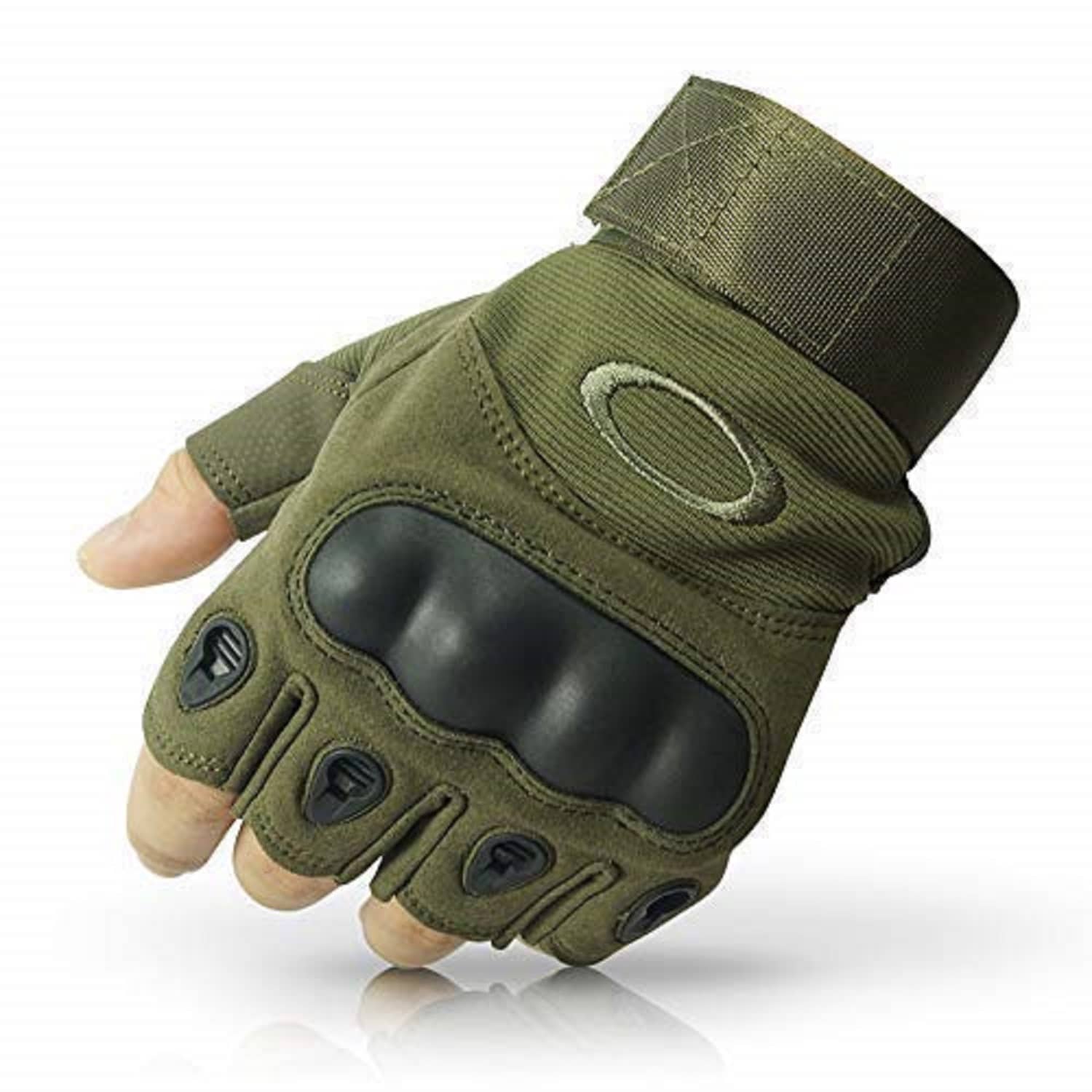 Gjshop Black Nylon Men's Fingerless Gloves ( Pack of 1 ) - Jewellery Sets | Buy online on ZillyBuy