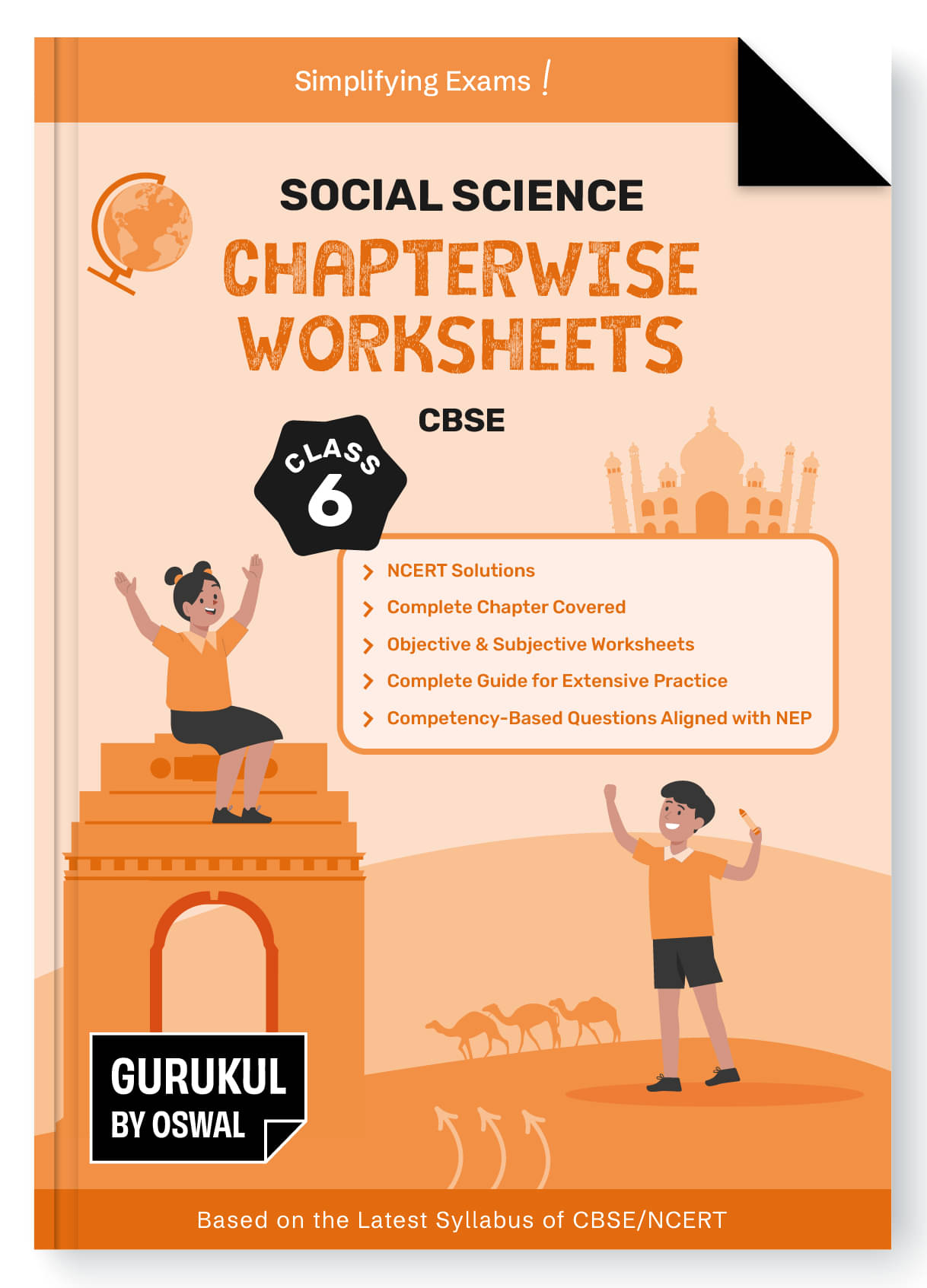 Gurukul By Oswal Social Science Chapterwise Worksheets CBSE Class 6 For Exam 2026 : NCERT Solutions, Competency Based Questions, Objective & Subjectiv Gurukul By Oswal Social Science Chapterwise Worksheets CBSE Class 6 For Exam 2026 : NCERT Solutions, Competency Based Questions, Objective & Subjectiv