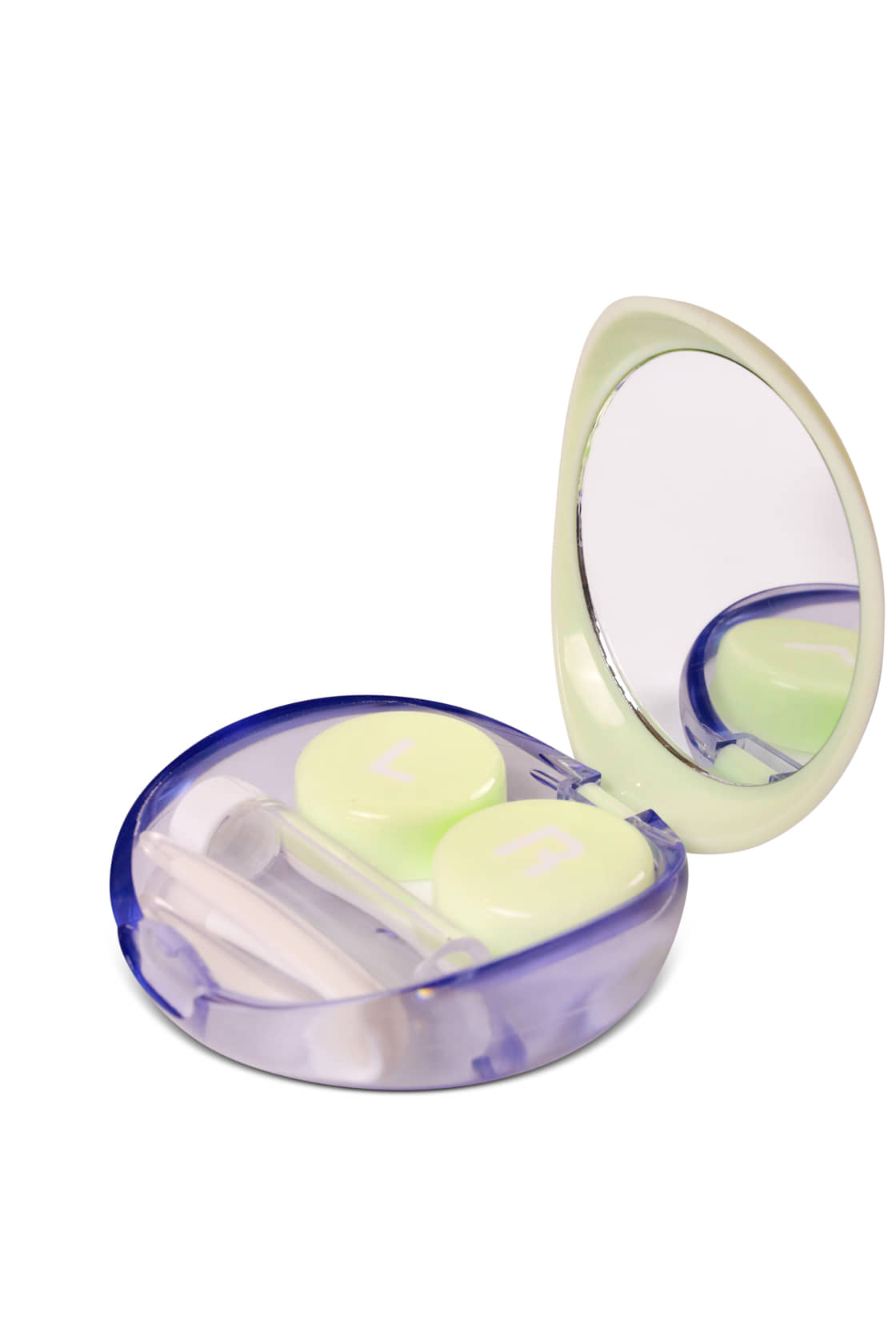 Hexxa Green Hard Case Contact Lenses