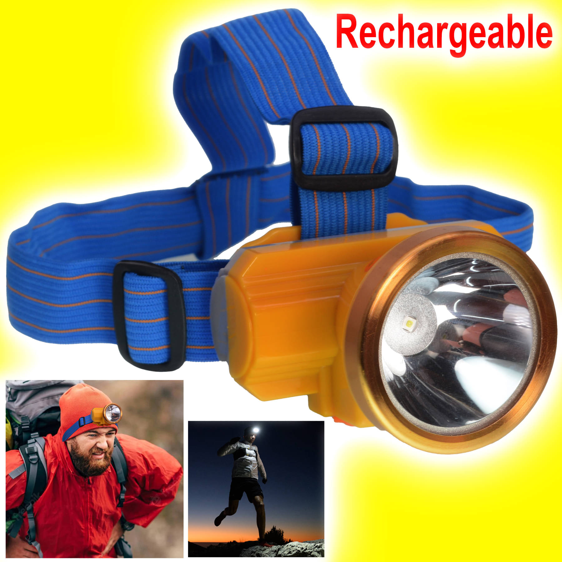     			JMALL Multicolor Head Torch ( Pack of 1 )
