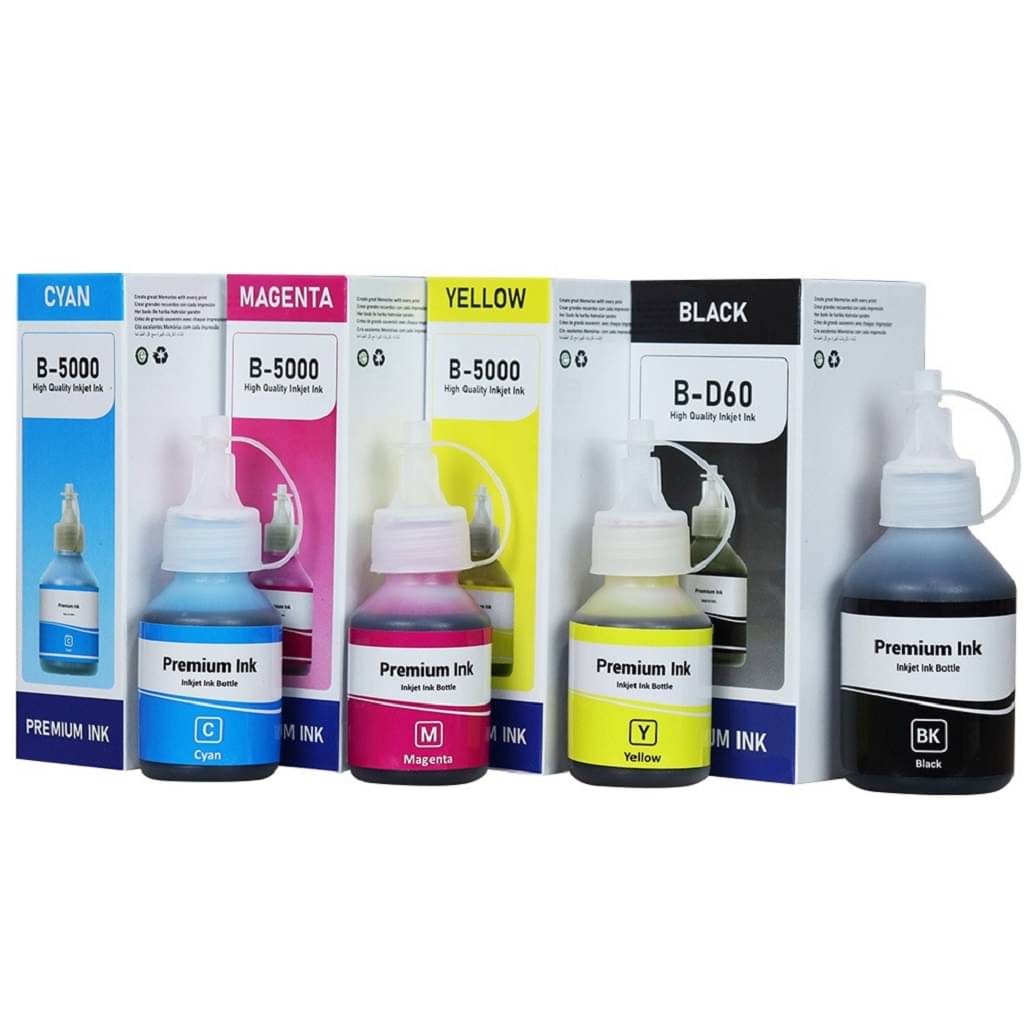     			KALAR BT For DCP T220 Ink Multicolor Ink ( 100 ml ) Pack of 4 For compatible with Brother DCP-T300, DCP-T500W, DCP-T700W. DCP-T800W inkjet printers