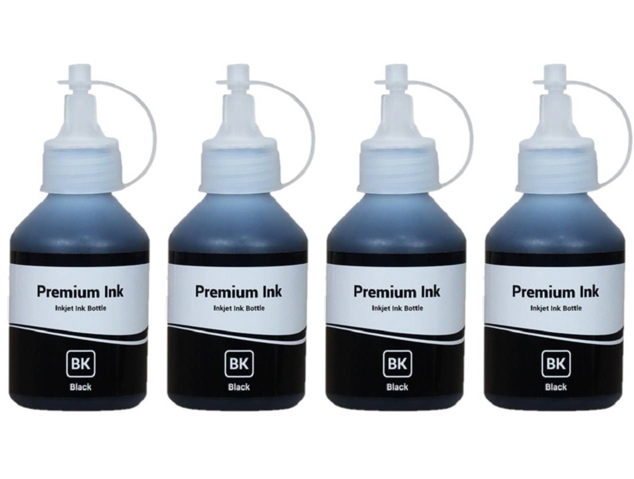     			KALAR BT60BK For DCP T220 Black Ink ( 100 ml ) Pack of 4 For Brother BT60BK & BT6000BK use printer DCP-T300, DCP-T500, DCP-T700W, MFC-T800W