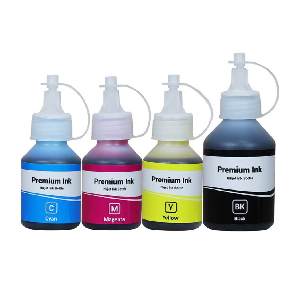     			KALAR DTC-T710W Brother Multicolor Ink ( 100 ml ) Pack of 4 For Brother DCP-T300, DCP-T500W, DCP-T700W. DCP-T800W inkjet printers