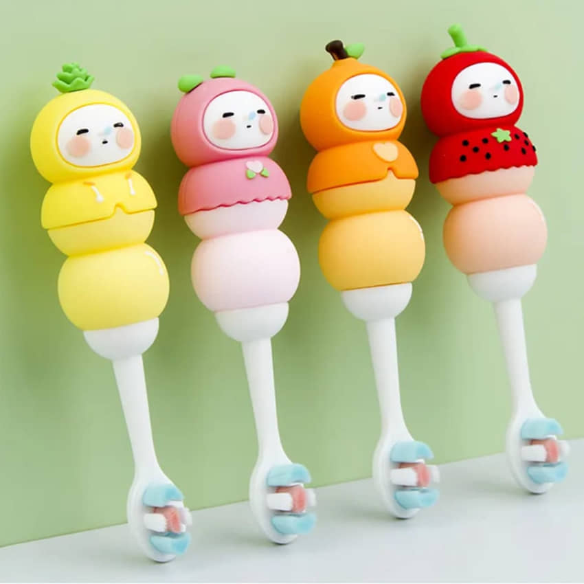 KALRA MAGIC Multi-Colour Silicone Baby Toothbrush ( 1 pcs )