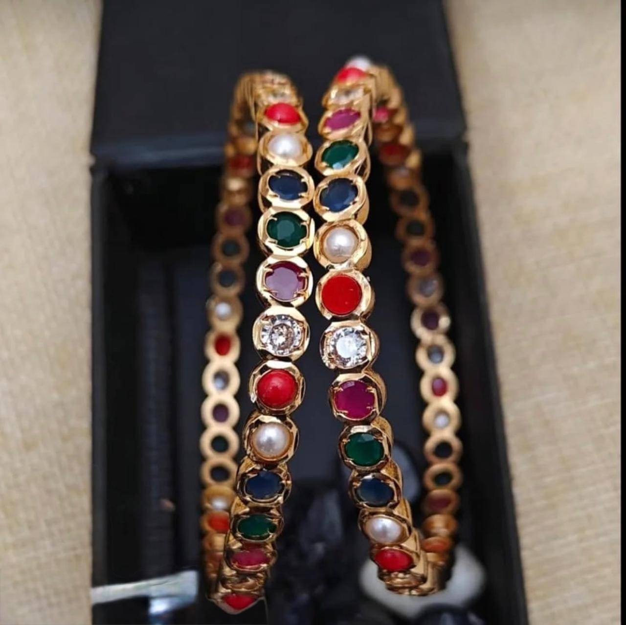 KC JEWELS Gold Bangle Set ( Pack of 1 ) KC JEWELS Gold Bangle Set ( Pack of 1 )