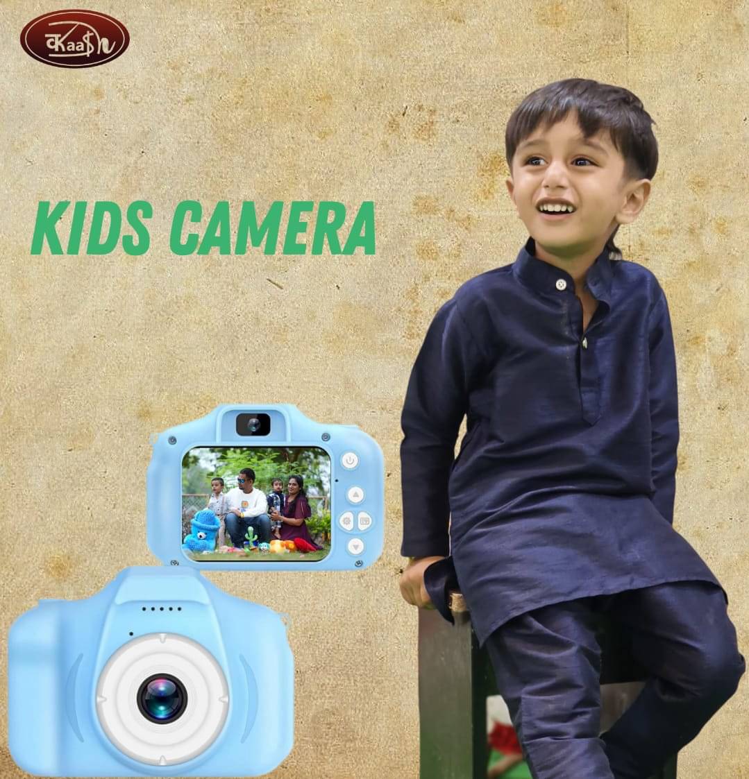     			Kaash collections Kids Camera for Girls Boys | Digital Selfie Camera Toy for Kids,13MP 1080P HD Digital Video Camera for Toddlers Birthday Gift