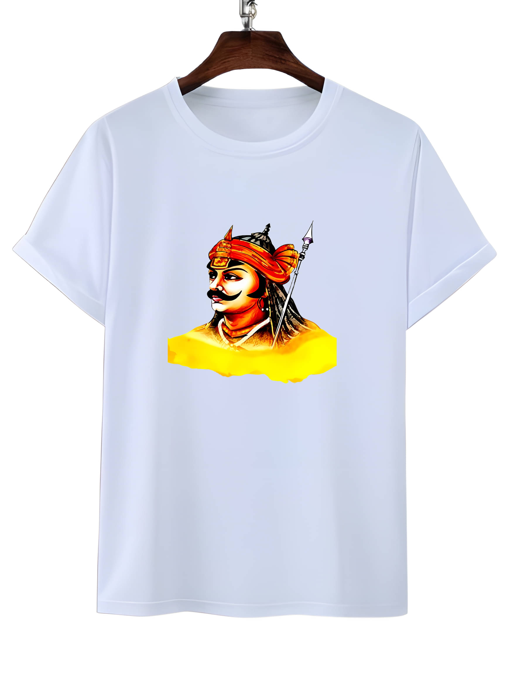 LUXELOOT Polyester Regular Fit Printed Half Sleeves Men's Round T-Shirt - White ( Pack of 1 ) LUXELOOT Polyester Regular Fit Printed Half Sleeves Men's Round T-Shirt - White ( Pack of 1 )
