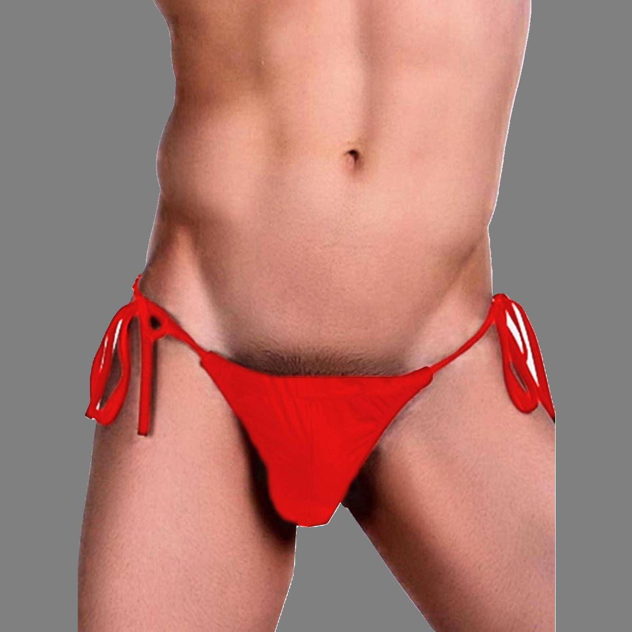     			MUCKAMUCK Pack of 1 Polyester Bikini For Men's ( Red )