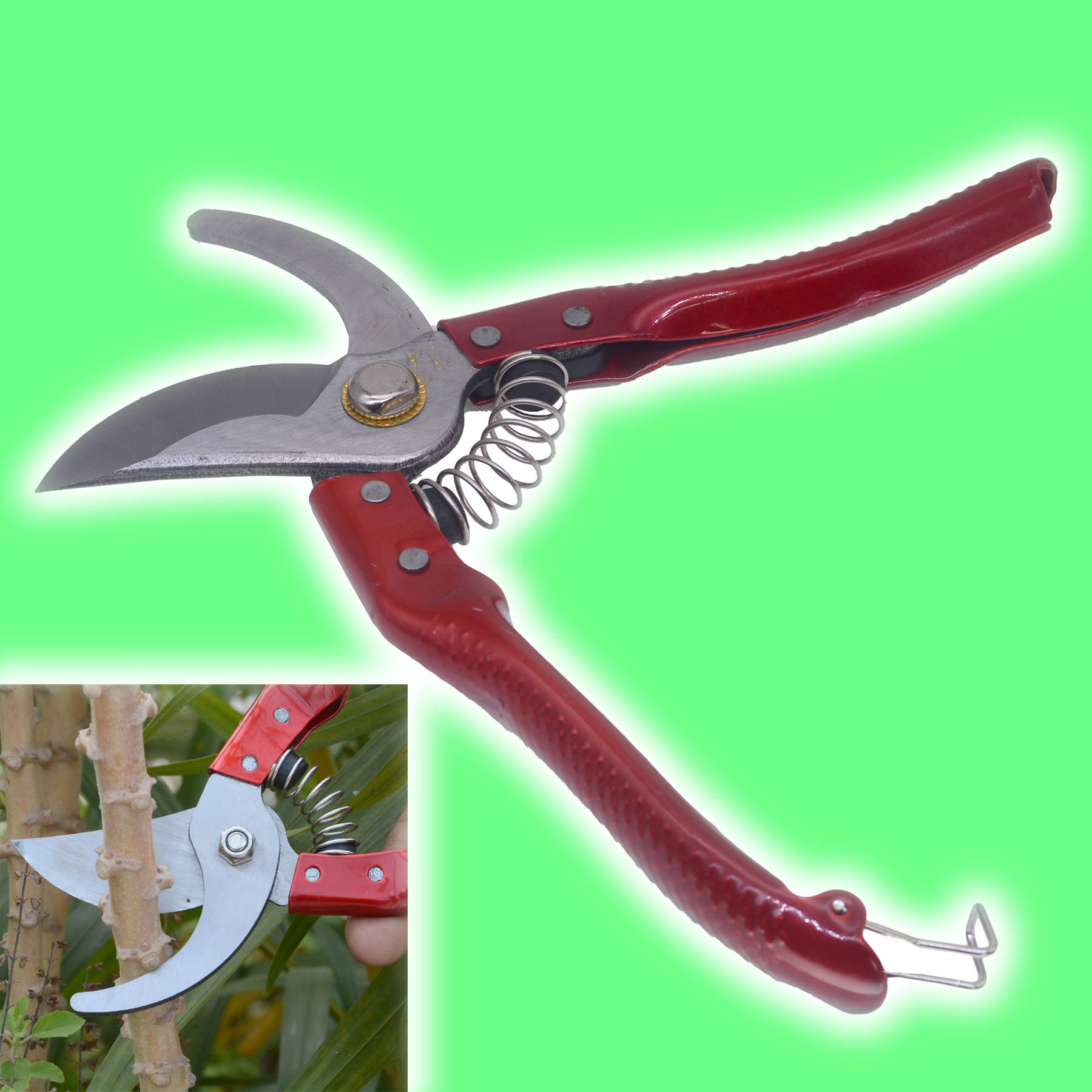 Metal Handle Multi-Purpose Gardening Tree Flower Pruning Shear Leaf Scissor Cutter Metal Handle Multi-Purpose Gardening Tree Flower Pruning Shear Leaf Scissor Cutter