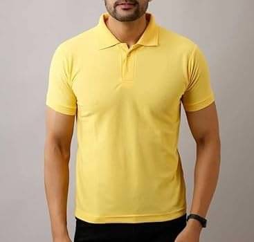 NEOCARDIN Pack of 1 Polyester Regular Fit Solid Half Sleeves Men's Polo T Shirt ( Yellow ) NEOCARDIN Pack of 1 Polyester Regular Fit Solid Half Sleeves Men's Polo T Shirt ( Yellow )