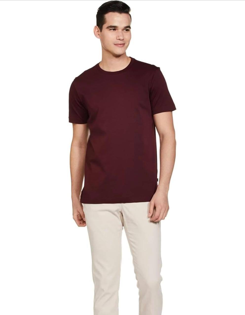 NEOCARDIN Polyester Regular Fit Solid Half Sleeves Men's Round T-Shirt - Maroon ( Pack of 1 ) NEOCARDIN Polyester Regular Fit Solid Half Sleeves Men's Round T-Shirt - Maroon ( Pack of 1 )