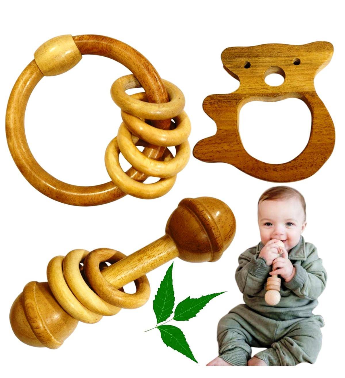     			Neem Wood Rattles & Teethers – Natural, Safe & Eco-Friendly Baby Essentials