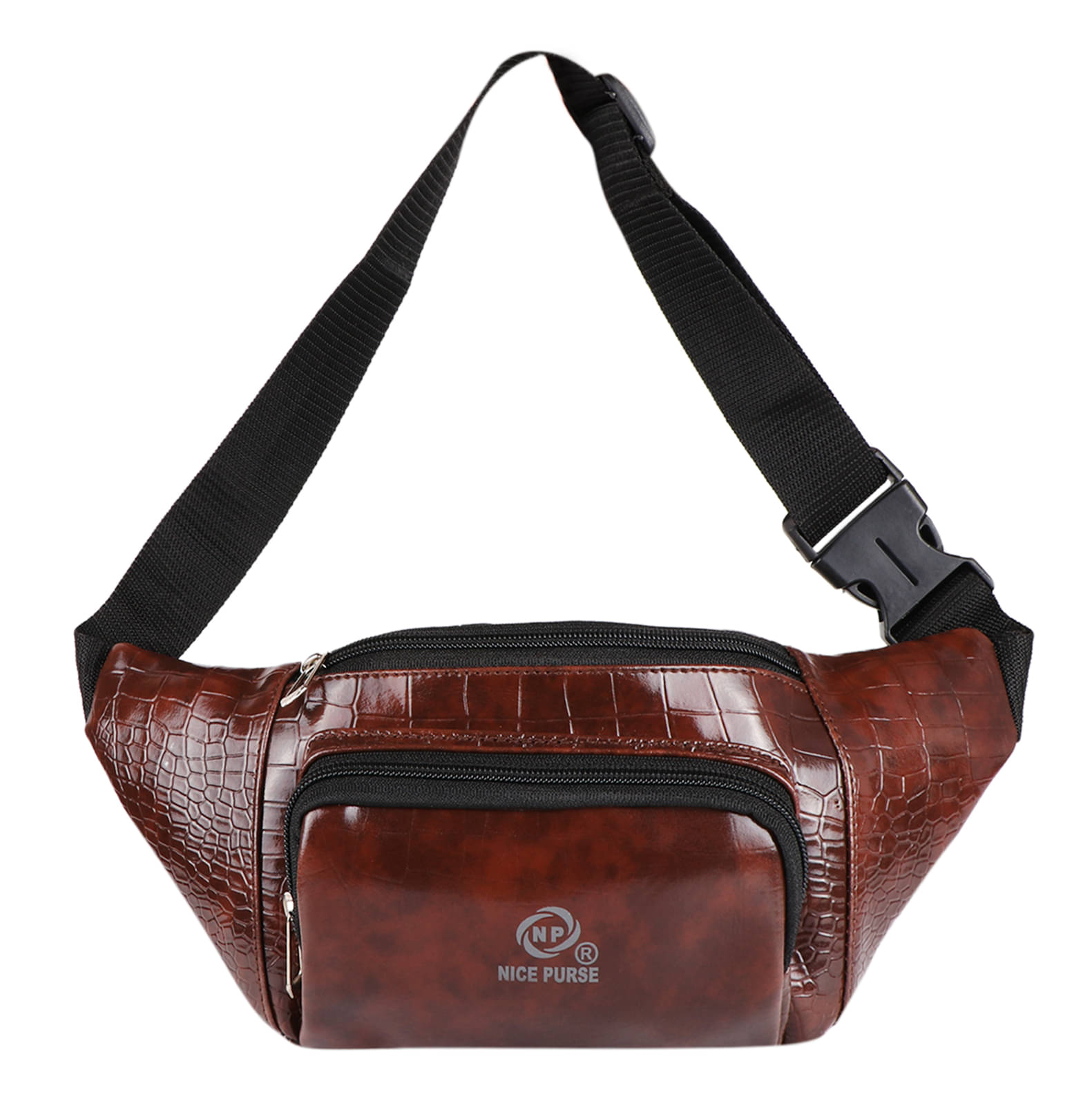     			Nice Purse 8 Ltrs Brown Sling Bag for Unisex