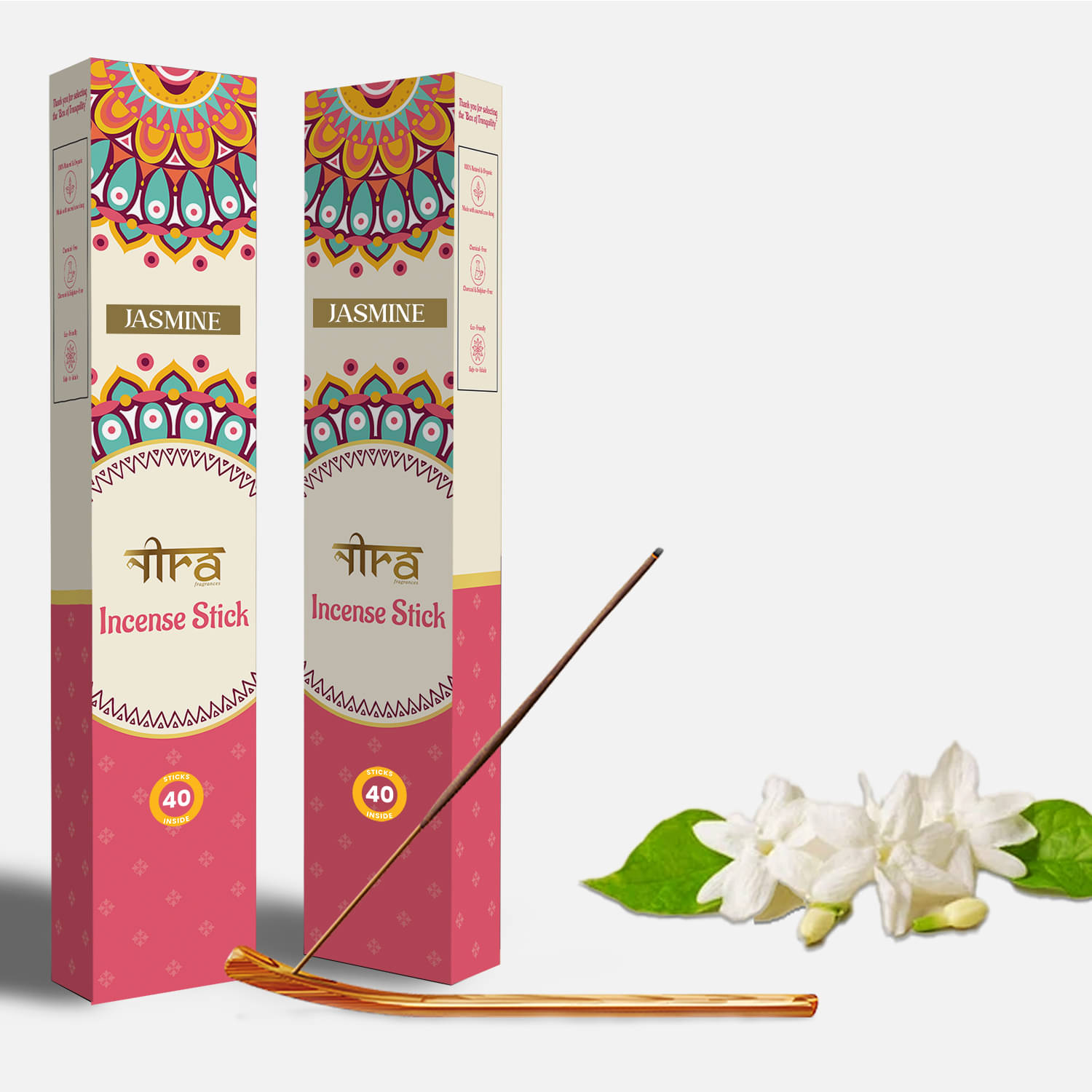     			Nira Fragrances Incense Stick Jasmine 80 Pieces ( Pack of 2 )