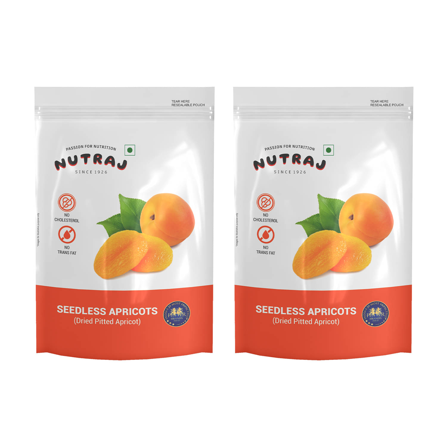     			Nutraj Dried Turkish Pitted Apricots (Khumani) 400G (200G X 2)