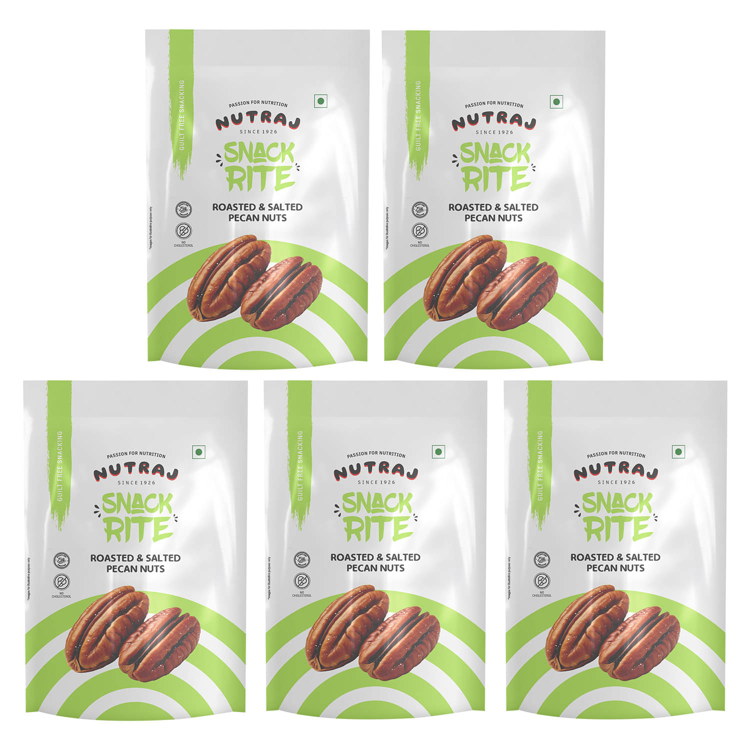    			Nutraj Pecan Nut 100 Pack of 5