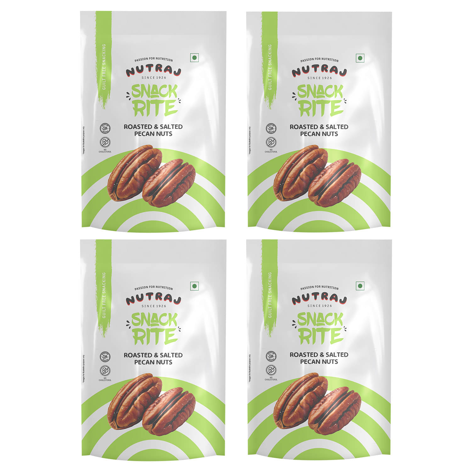     			Nutraj Pecan Nut 100 Pack of 4