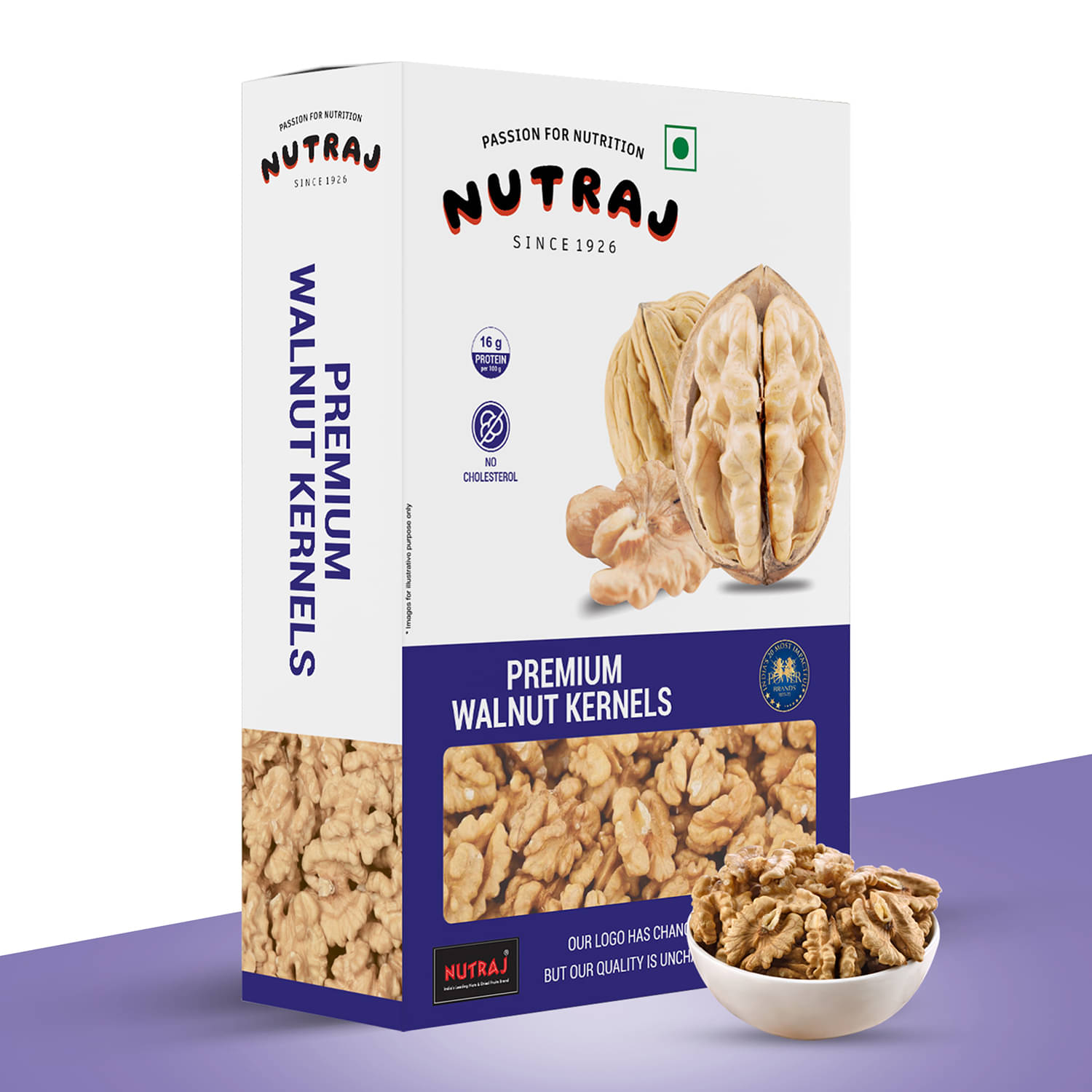     			Nutraj Walnut Kernals (Akhrot) 200 Pack of 2