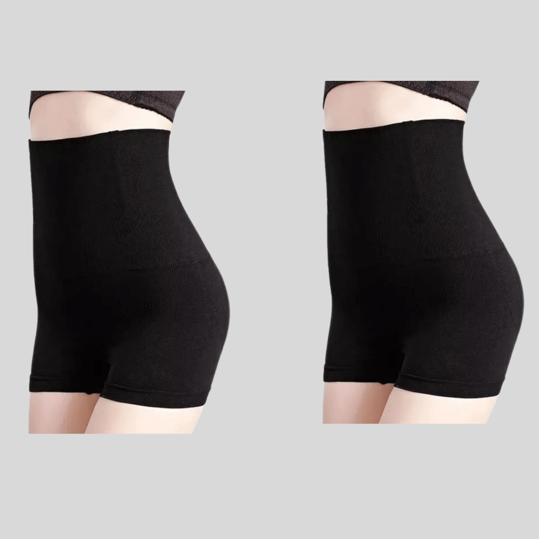 Pia Trends Pack of 2 Cotton Blend Women's Thigh Compressor ( Black )     			Pia Trends Pack of 2 Cotton Blend Women's Thigh Compressor ( Black )