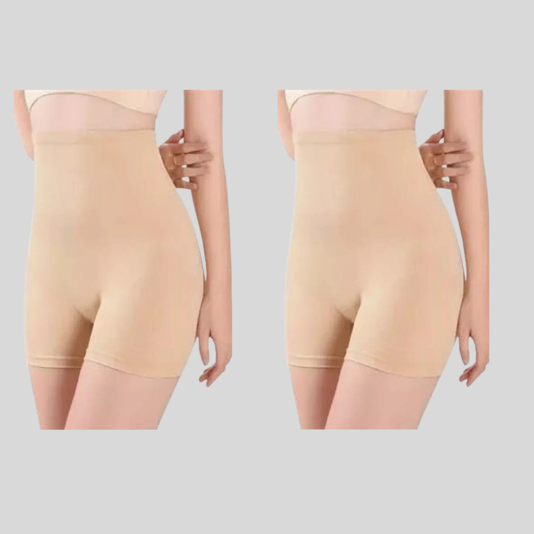     			Pia Trends Pack of 2 Cotton Blend Women's Trimming Tights ( Beige )