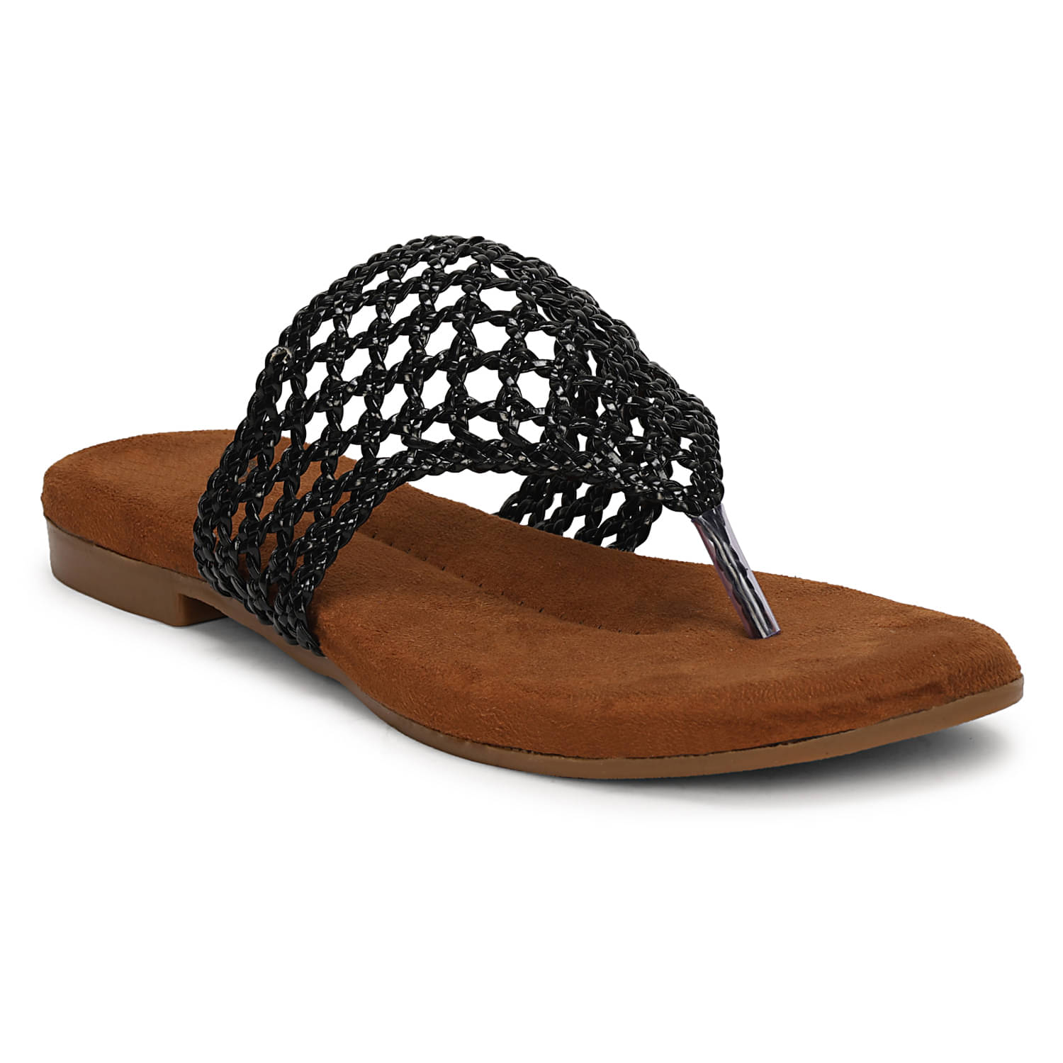     			Saheb Black Women's Flats