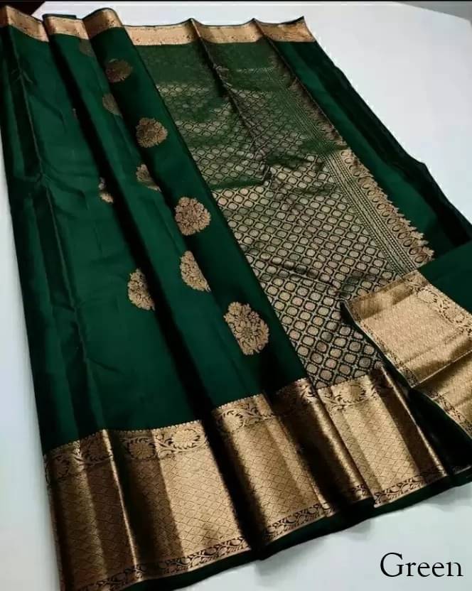 Samai Silk Woven Saree With Unstitched Blouse Piece ( Lime Green ) Samai Silk Woven Saree With Unstitched Blouse Piece ( Lime Green )