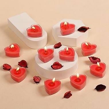     			Somil Red Spice Wax Tea Light Candle 3 cm ( Pack of 10 )
