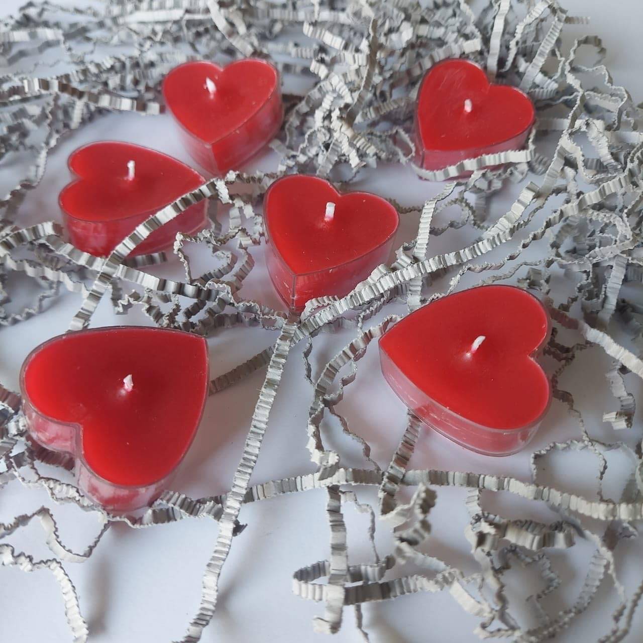     			Somil Red Spice Wax Tea Light Candle 3 cm ( Pack of 6 )