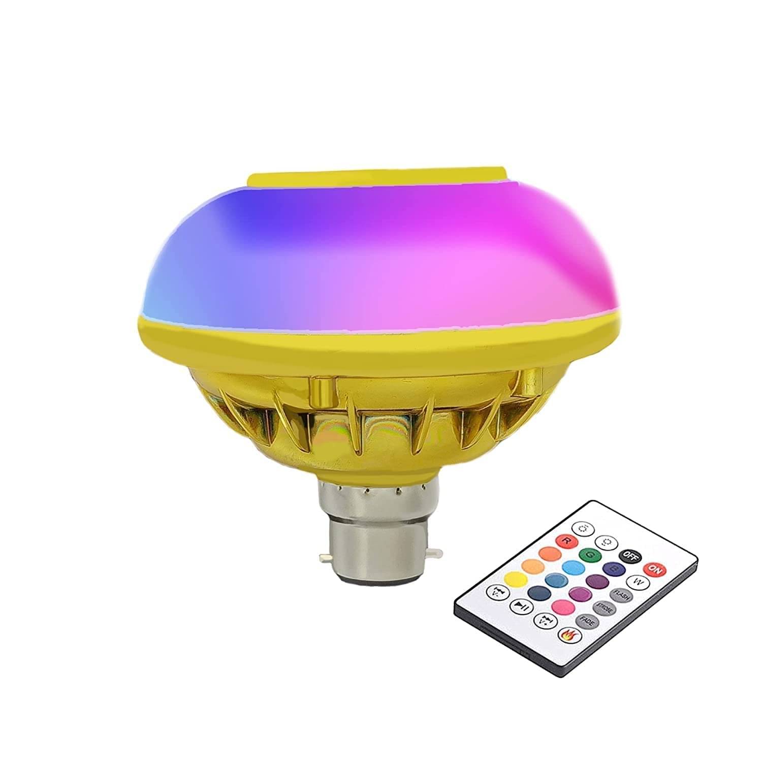     			Sparkworld 12W Golden LED Bulb with Bluetooth Speaker Light Bulb