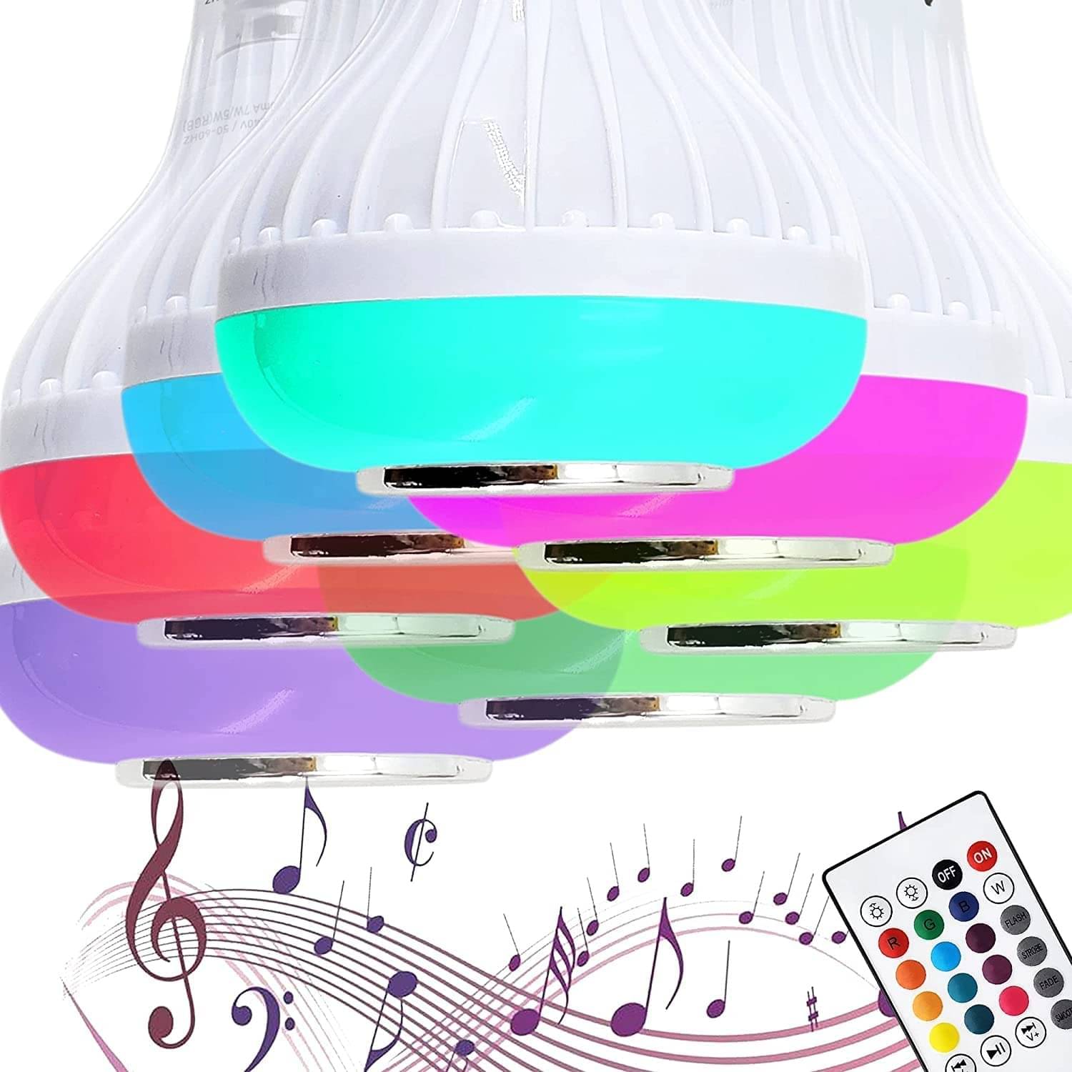Sparkworld 12W Led Wireless Light Bulb With Speaker | Bluetooth Enabled | Rgb Music Light Sparkworld 12W Led Wireless Light Bulb With Speaker | Bluetooth Enabled | Rgb Music Light