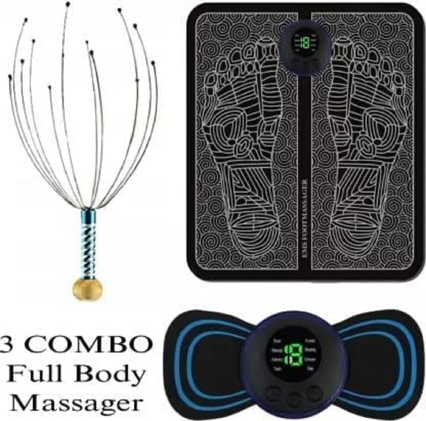     			Sterling Bazaar 3 in 1 Combo Massager Set SB548905