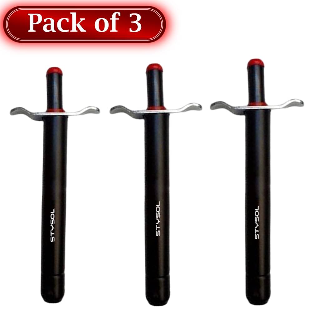     			Stysol Black Stainless Steel Kitchen Gas Stove Lighter ( Pack of 3 )