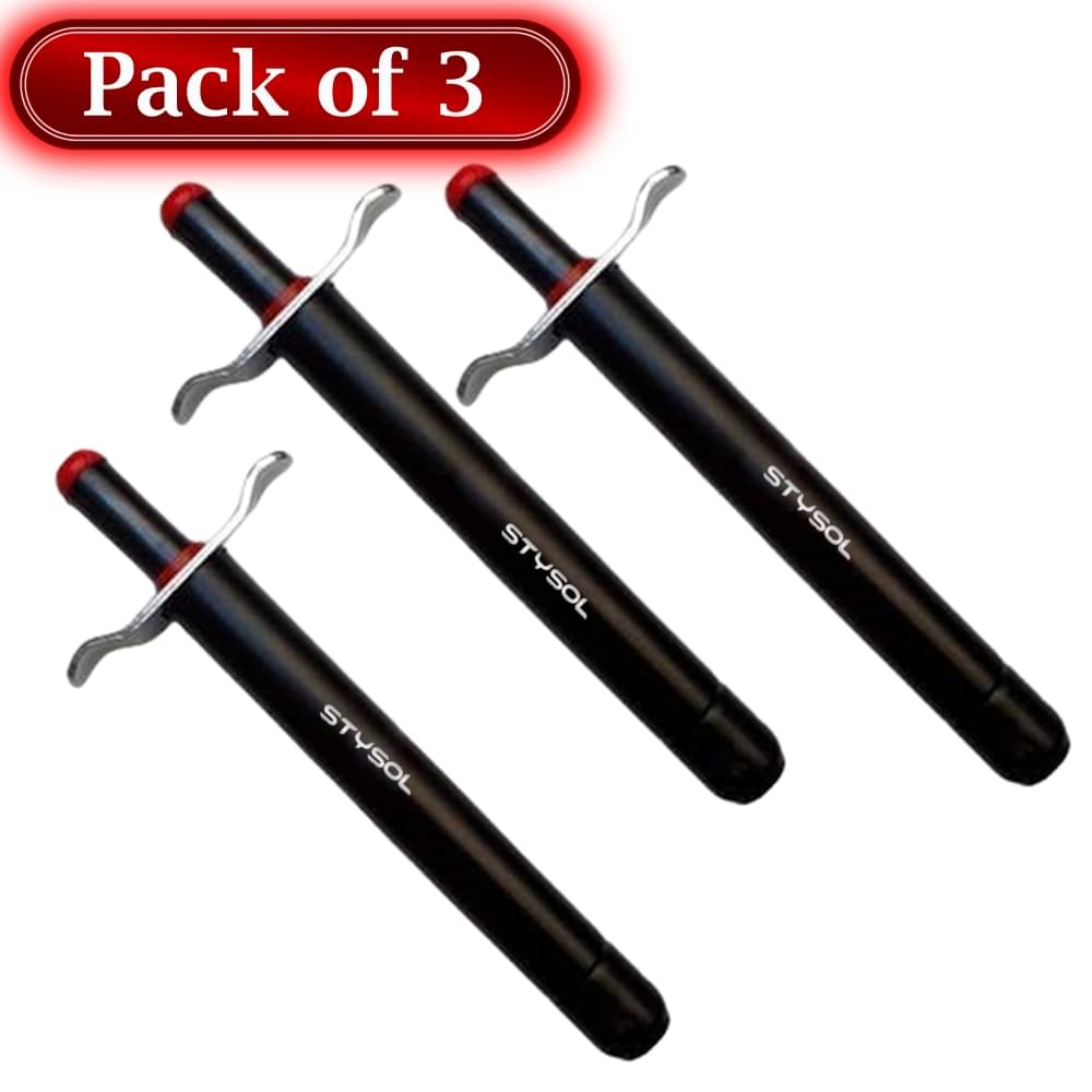     			Stysol Black Stainless Steel Kitchen Gas Stove Lighter ( Pack of 3 )
