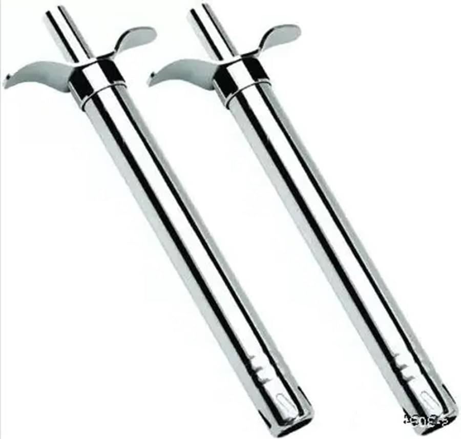Stysol Silver Stainless Steel Kitchen Gas Stove Lighter ( Pack of 2 ) Stysol Silver Stainless Steel Kitchen Gas Stove Lighter ( Pack of 2 )