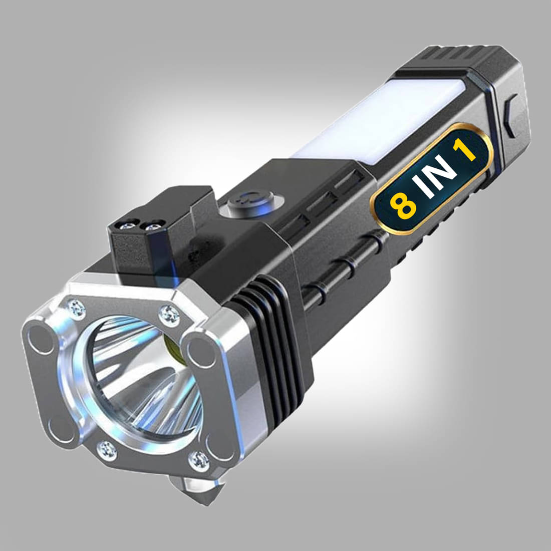 TechTide - 3W Rechargeable Flashlight Torch ( Pack of 1 ) TechTide - 3W Rechargeable Flashlight Torch ( Pack of 1 )