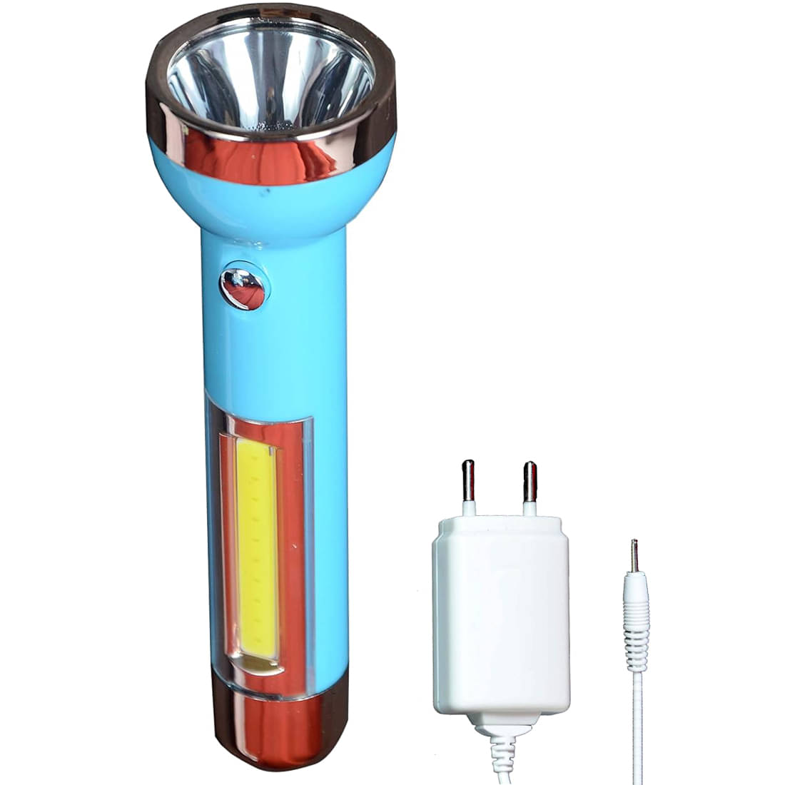     			TechTide - 3W Rechargeable Flashlight Torch ( Pack of 1 )