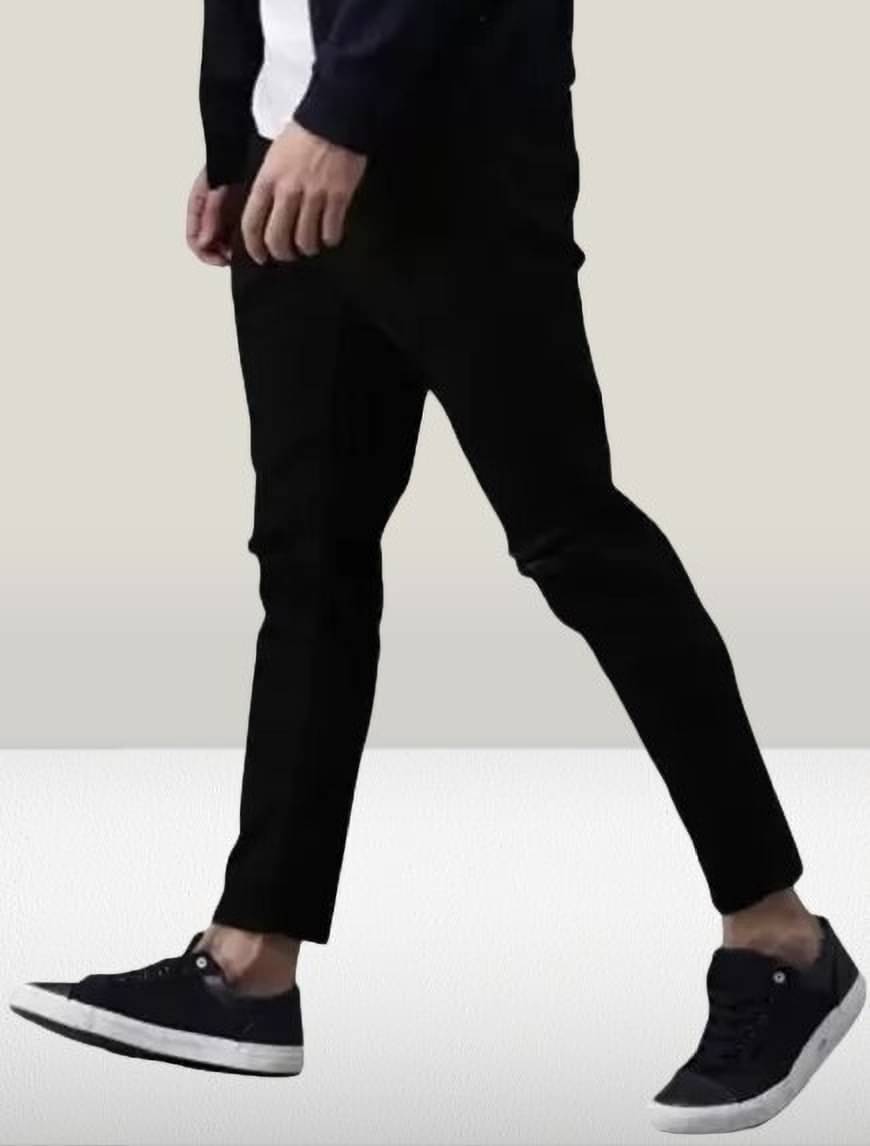 WHATON Slim Fit Distressed Men's Jeans - Black ( Pack of 1 ) WHATON Slim Fit Distressed Men's Jeans - Black ( Pack of 1 )