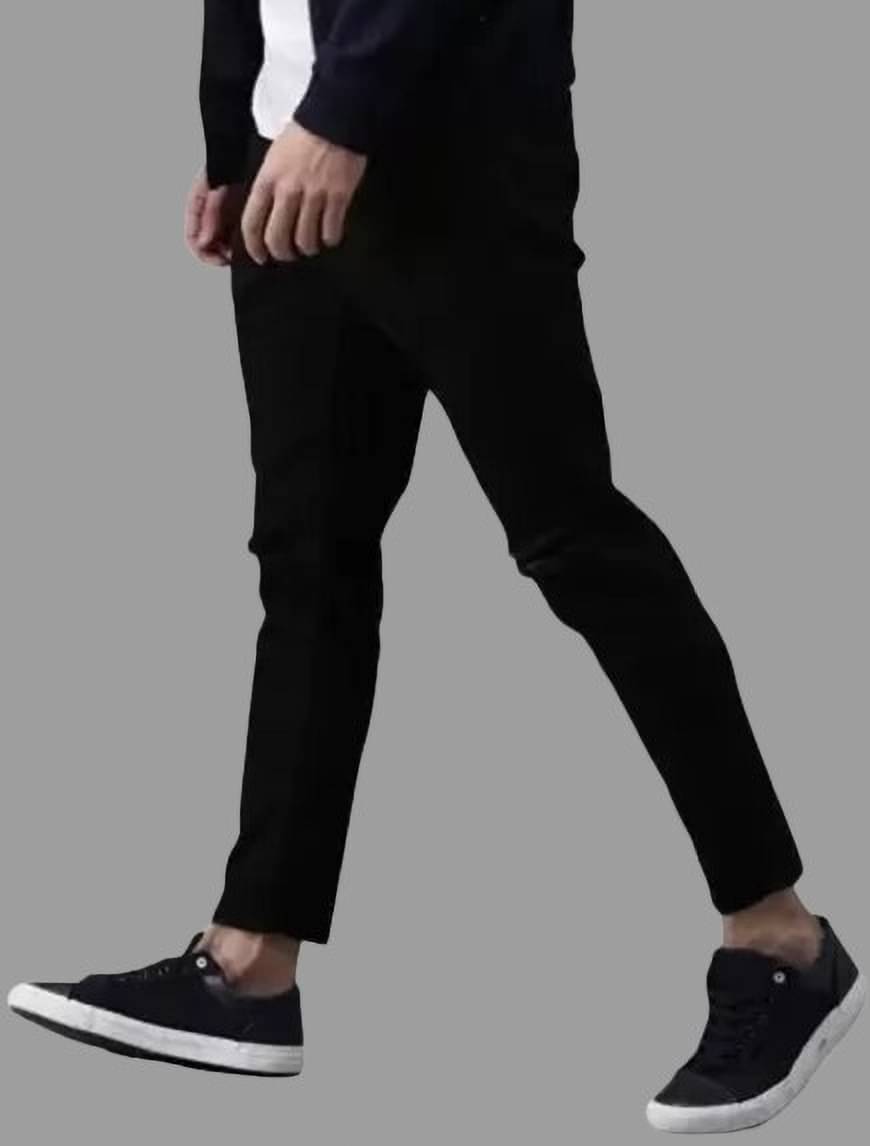 WHATON Slim Fit Distressed Men's Jeans - Black ( Pack of 1 ) WHATON Slim Fit Distressed Men's Jeans - Black ( Pack of 1 )