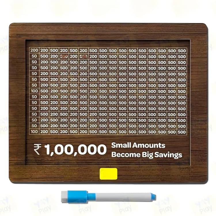 Wooden Money/Piggy Bank, Money Box, Coin Box with Carved Design for Kids/Children, Savings Challenge Box Wooden Money/Piggy Bank, Money Box, Coin Box with Carved Design for Kids/Children, Savings Challenge Box