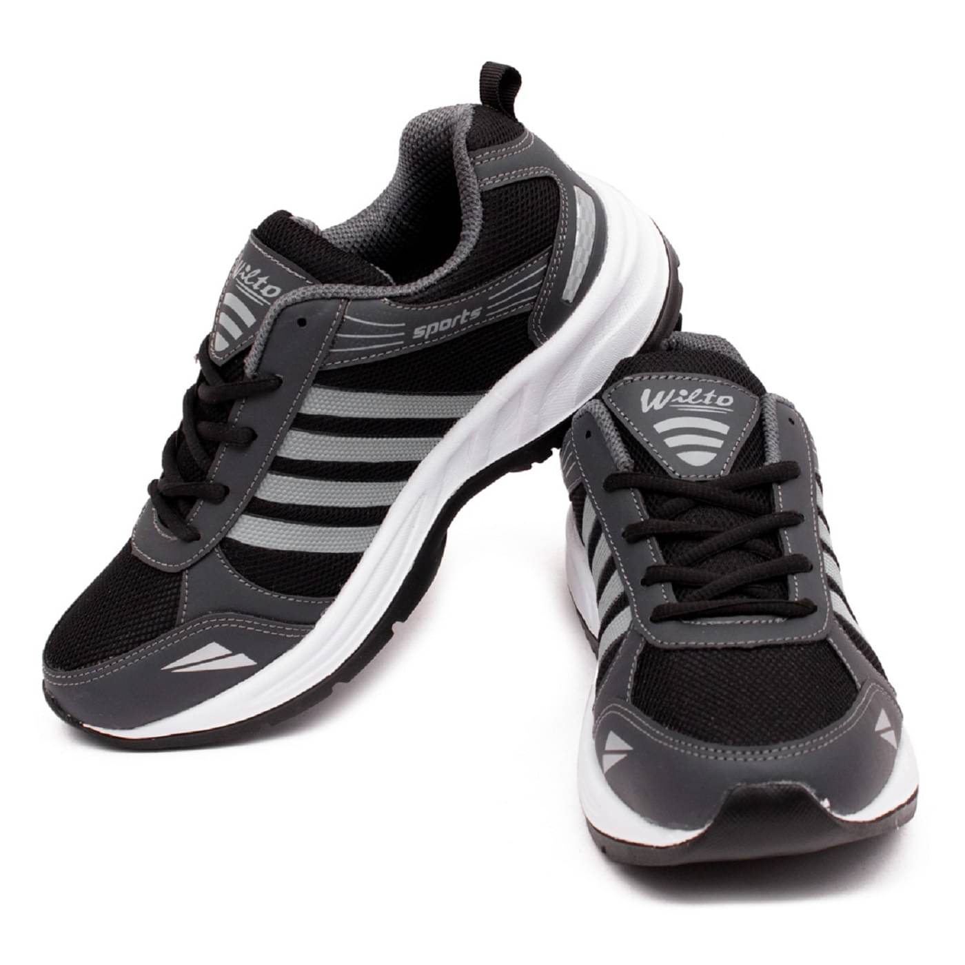     			ASIAN jio-13 big Black Men's Sports Running Shoes
