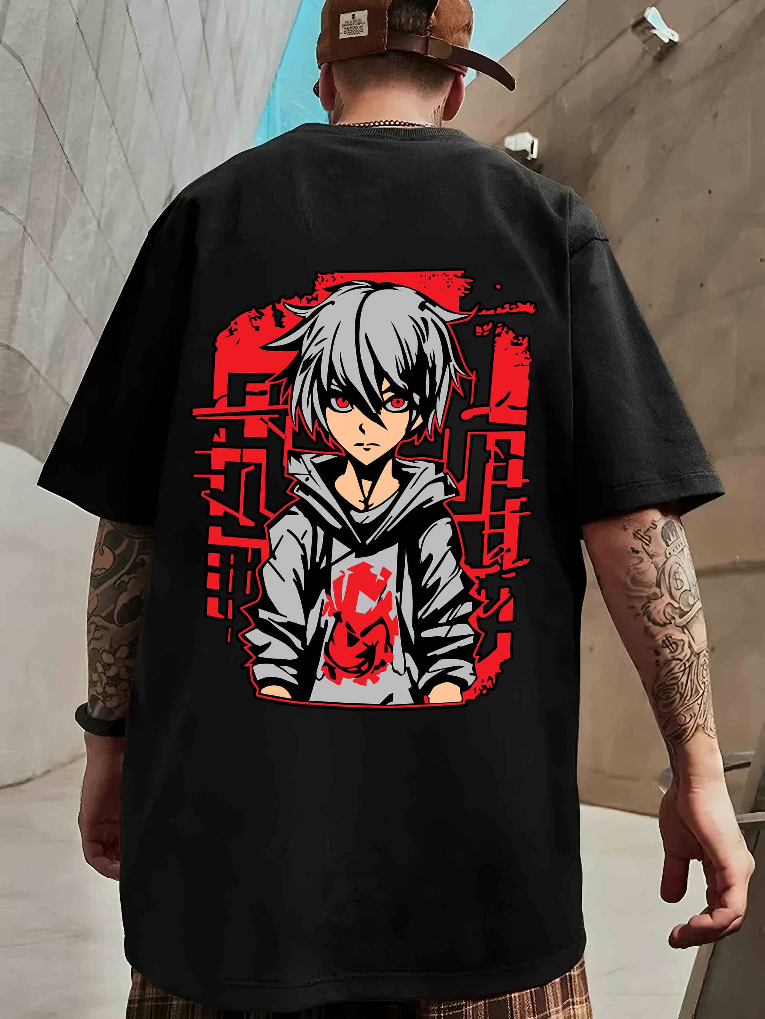 BENNY BROOKS Cotton Blend Oversized Fit Printed Half Sleeves Men's Round T-Shirt - Multicolor2 ( Pack of 1 ) BENNY BROOKS Cotton Blend Oversized Fit Printed Half Sleeves Men's Round T-Shirt - Multicolor2 ( Pack of 1 )