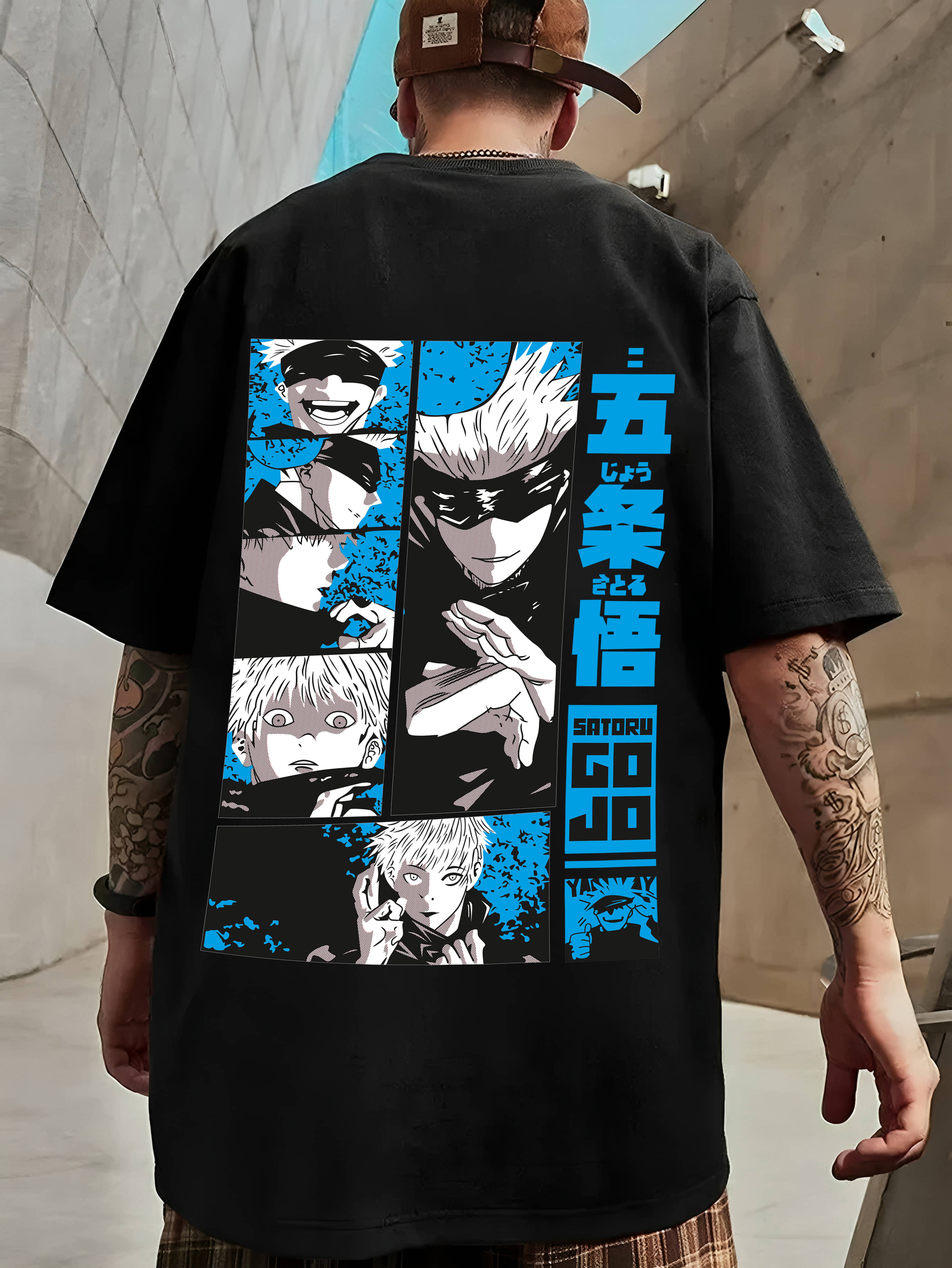 BENNY BROOKS Cotton Blend Oversized Fit Printed Half Sleeves Men's Round T-Shirt - Multicolor2 ( Pack of 1 ) BENNY BROOKS Cotton Blend Oversized Fit Printed Half Sleeves Men's Round T-Shirt - Multicolor2 ( Pack of 1 )