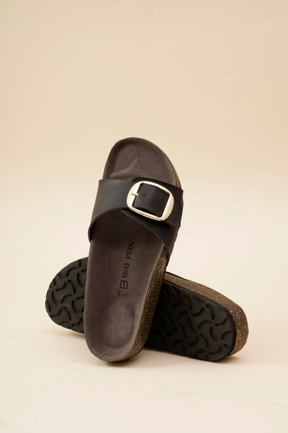     			Big Fox Black Women's Flats