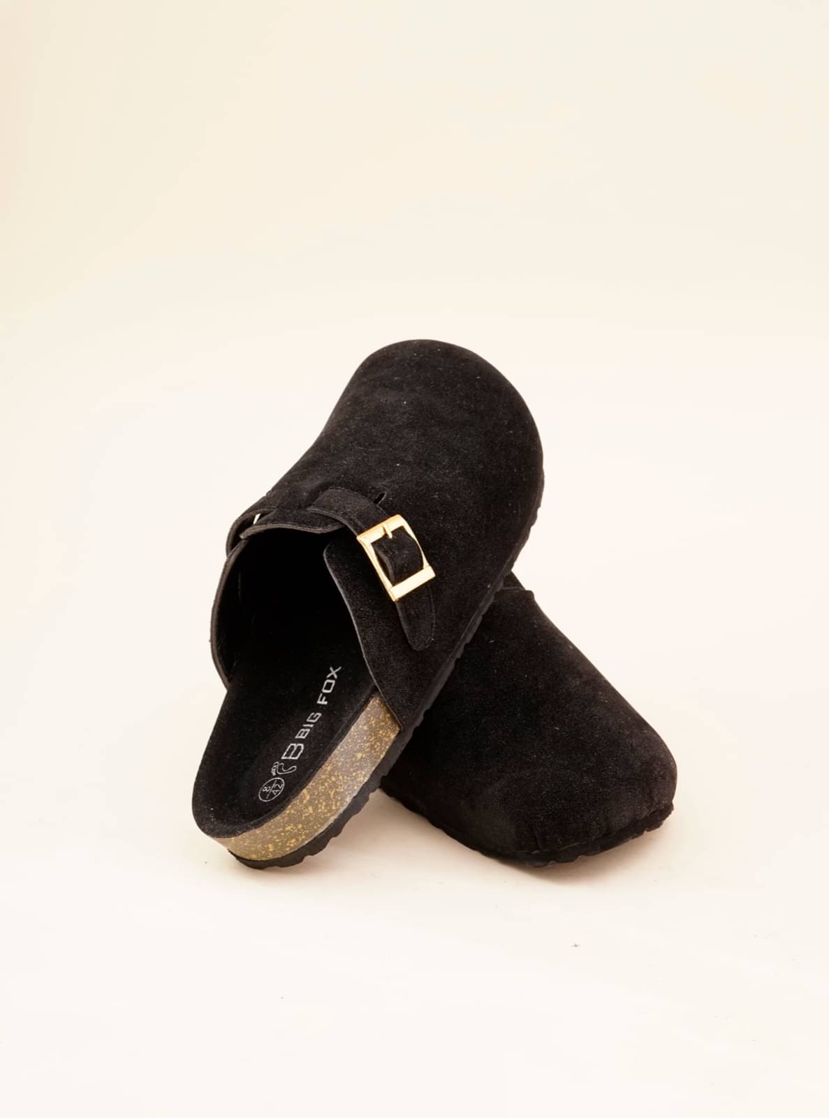    			Big Fox Black Women's Flats