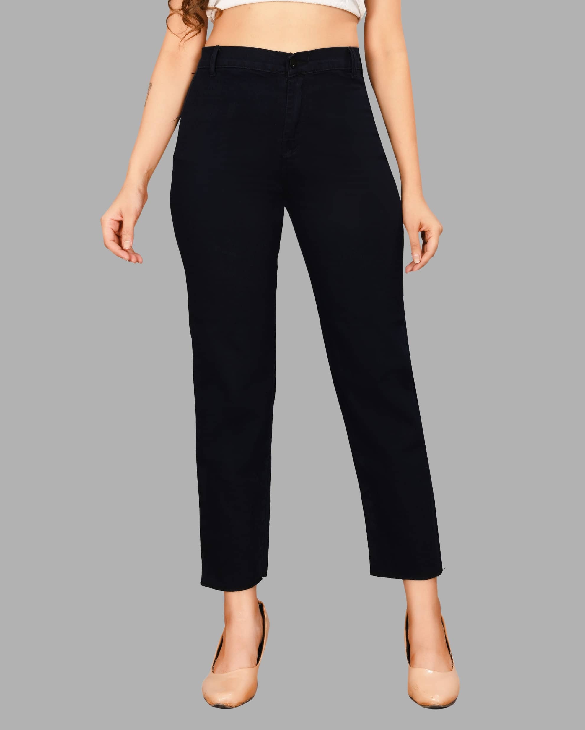 EVYAVAN ENTERPRISE - Black Denim Regular Fit Women's Jeans ( Pack of 1 ) - Jeans | Buy online on ZillyBuy
