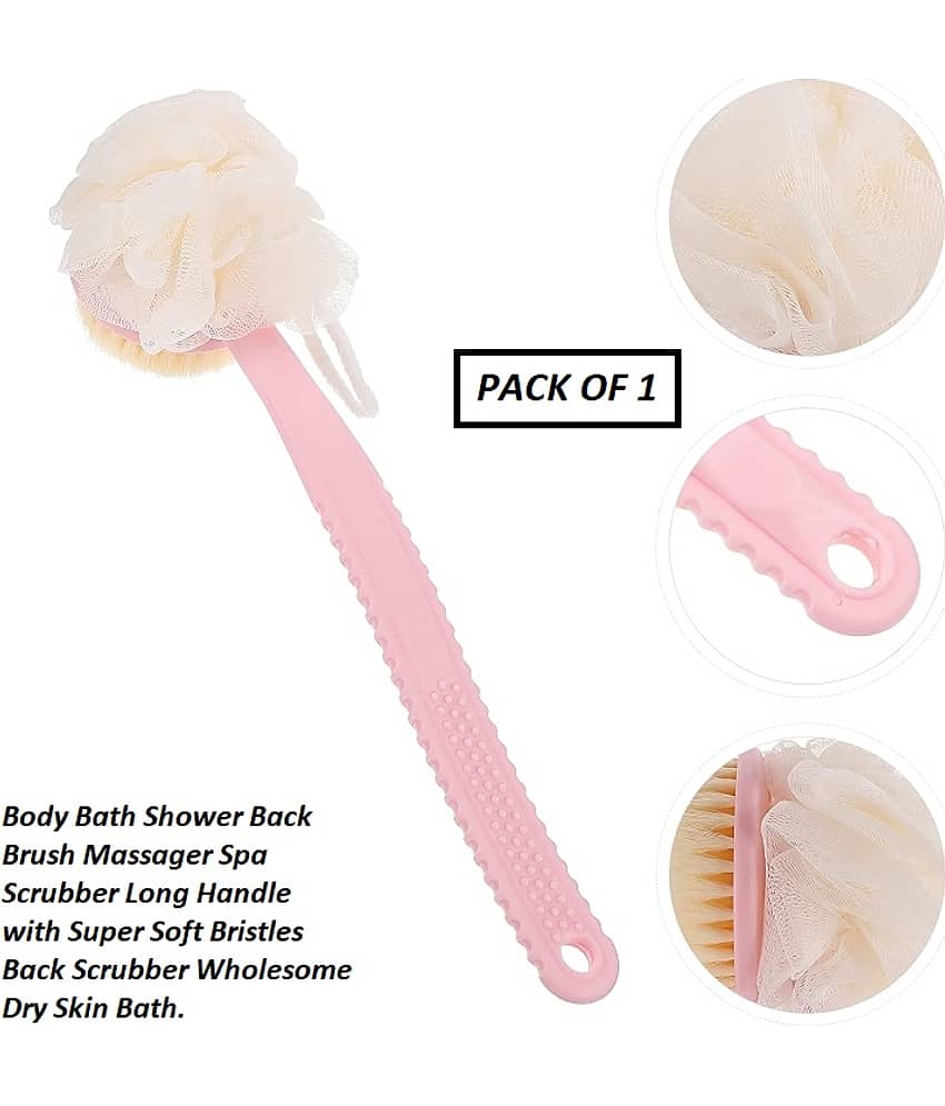 Generic Contoured Handle Long Handle Men & Women Body Brush ( Pack of 1 ) - Body Care - Loofah and Other Tools | Buy online on ZillyBuy