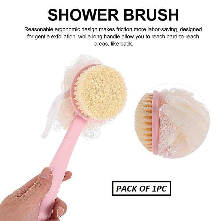     			Generic Organic Short Handle Men & Women Body Brush ( Pack of 1 )
