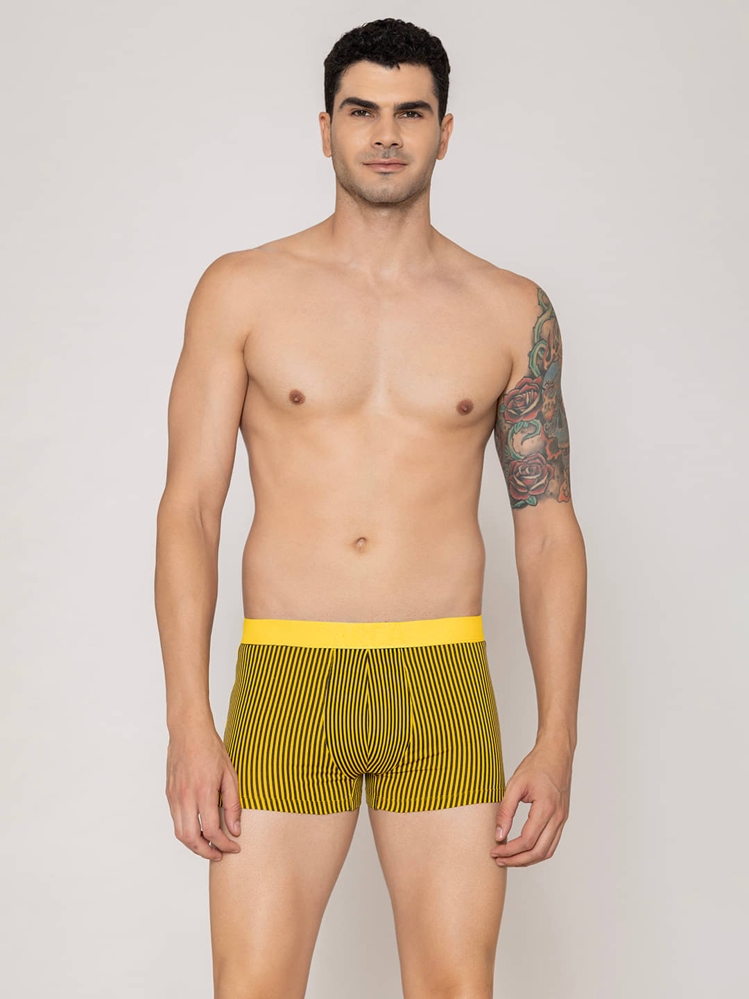 John Players Pack of 1 Cotton Trunks For Men's ( Yellow )     			John Players Pack of 1 Cotton Trunks For Men's ( Yellow )